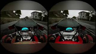 3D side by side [SBS] Honda VTR1000 motor racing