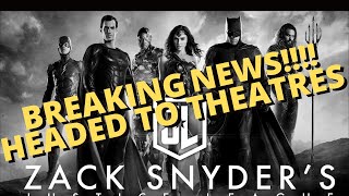 Zack Snyder's Justice League is getting a BIG SCREEN RELEASE!!