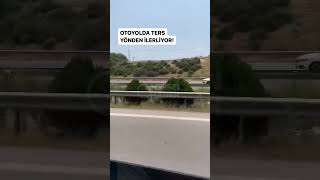 Trafik canavarı ters yönde kilometrelerce gitti! O anlar kamerada!