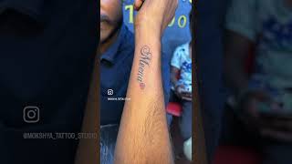 Meena name tattoo in Kadapa| contact : 7893933648 #nametattoo #meena #kadapa #kadapatattoo