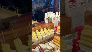 Choosing The Perfect Korean Cheese Dog #shortsvideo #youtubeshorts #shorts #short #shortvideo #food