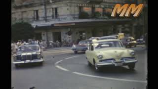 Athens Greece sightseeing tour 1962 old cine film 331