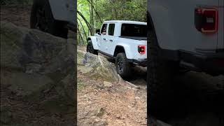 #jeep #gladiator #rocky #trail in #northcarolina. #hurricanecreek #offroad #4x4 #jeepgladiator