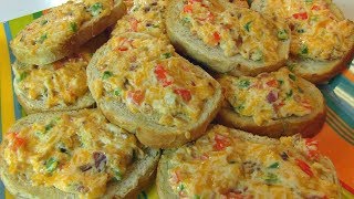 Betty's Bacon-Jalapeno-Cheddar Crostini