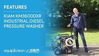 KM3600DXR Industrial Diesel Pressure Washer Features