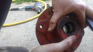 How To Replace And Pack Wheel Bearings On An Old Grain Cart