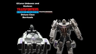 Transformers Unboxing and Review Studio Series Gamer Edition Deluxe Class Barricade