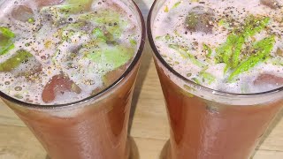 Watermelon 🍉 Orange 🍊 Masala Refreshing Juice 🥤 it's amazing test #TasmiyasKitchen