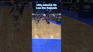 Libby Askevich 12 Lone Star Regionals #volleyballlife #12u #teamsports #volleyballlife