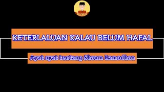 Keterlaluan kalau belum Hafal ayat Shaum | Ramadhan Bulan Membaca| Ustadz Amaswara