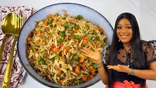 WHEN YOU HAVE RICE AND SPAGHETTI, PREPARE THIS EASY DISH |NIGERIAN FOOD