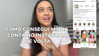 Consegui recuperar minha conta no Instagram que tinha sido Suspensa