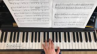 ABRSM Grade 2 - Diabelli - Lesson In C (Left Hand Slowly)