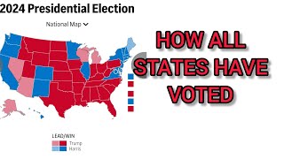 how all states have voted