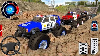 Offroad Police Jeep Car Multiplayer Mud Racing Motocross For Android 3D Gameplay Off-road Outlaws