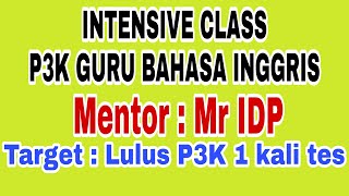 P3K GURU BAHASA INGGRIS - BIMBEL P3K