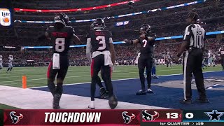 Joe Mixon Runs In For His 2nd TD Of The Game - TEXANS vs COWBOYS - 2024-25 NFL SEASON WEEK 11