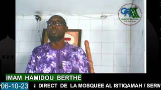 Diffusion en direct de Les Rappels de l'Imam Hamidou Berthe