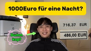 Ein Koreaner, der in Deutschland 1000 Euro für eine Nacht ausgibt