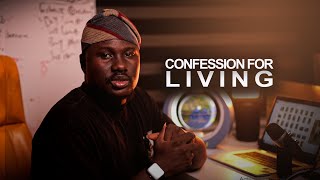 "(Confession for Living Revealed!)" promises a secret technique for a better life.