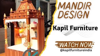 Mandir🛕 Design|Wooden Temple|Puja Mandir Design|#woodworking #homedecor #ytshorts #home #vlog #viral