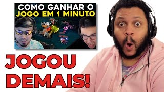 COMO GANHAR O JOGO EM 1 MINUTO! - REACT