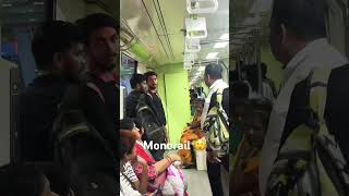 Monorail Experience 🔥#shorts #trending #viral #jawan  #monorail #mumbai #Travel #tamil