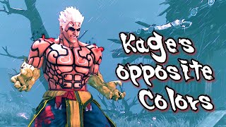 Street Fighter 5 Kage opposite colors