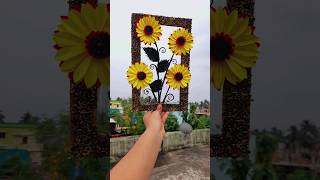 Diy A Beautiful Wall Hanging Craft / Homemade 🏡 Wall Decor #shorts #craft #wallhanging