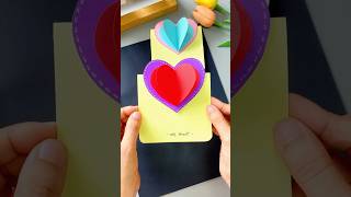 🥰❤️ Unleash Your Creativity: Handmade Birthday Card Ideas through Paper Crafting 💕✨ #shorts