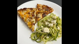 Zoodles and Pizza