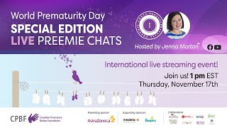 LIVE - Preemie Chats Special - WPD on November 17 at 1 PM EST