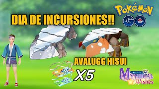 DIA DE INCURSIONES!! AVALUGG HISUI DISPONIBLE ⭐ Reto Solitario 💥 [Pokemon Go] ✨