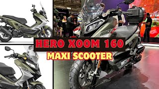 Hero Xoom 160 Maxi Scooter Teased | Launch Confirmed in 2024 🔥 Price & Specs 😍