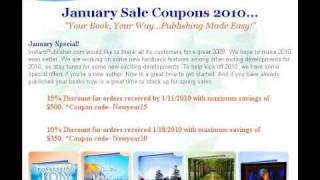 Self Publish Book Coupons -InstantPublisher January 2010