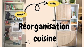 DESENCOMBREMENT et REORGANISATION d'une partie de la cuisine