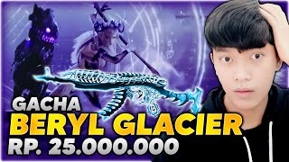 NEKAT TOP UP GACHA SKIN ULTIMATE BERYL GLACIER SENILAI RP 25.000.000 ?! MAHAL BANGET - PUBG MOBILE