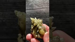 Beautiful Calcite Crystal Cluster On Matrix With Pyrite Inclusions Mineral Specimen