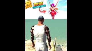 Innocent Pari On The beach ⛱️👰🏼‍♀️ || Indian Bike Driving 3D #vickeygamerz #shorts