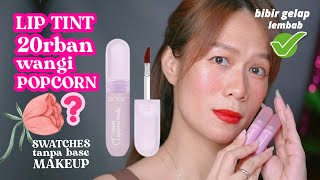 REVIEW XIU XIU LIP-LIPSTICK DIVINE LIPTEEN STAIN SWATCHES DI BIBIR GELAP, MURMER 20RB-AN