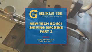 Tutorial -Assembling the New-Tech GC-801 Skiving Machine- Part 2 -Goldstartool.com - 800-868-4419