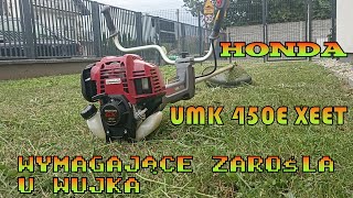 Honda UMK 450E XEET - koszenie działki wujka #5