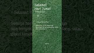 Jumat | Semoga ada banyak hal baik yang datang