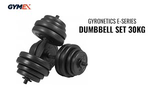 Gyronetics E-Series Dumbbell Set 30kg By GYMEX