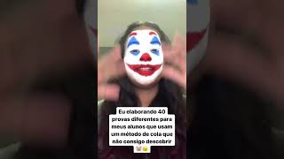 Alguém me revela quais são as habilidades que eles usam pra colar🤡🤣 #professora #escola #memes