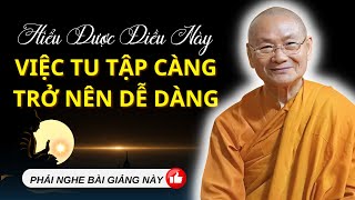 Hiểu Được Điều Này Việc Tu Tập Càng Trở Nên Dễ Dàng | HT Viên Minh Giảng