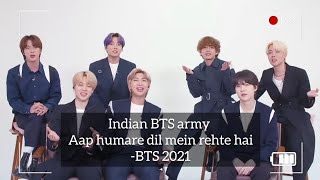 BTS OT7 Indian Interview - Into Your Arms (Fmv/Whatsapp Status)방탄 소년단