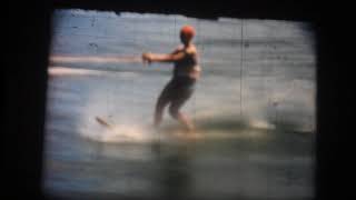 8mm film: Water Skiing