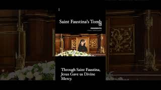 Saint Faustina’s Tomb #love #motherofgod #catholicnun #upchurch #angel #marymotherofgod #jellyroll