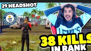 New World 🌍 record in rank game | highest kill in ranked game | free fire new record 😱